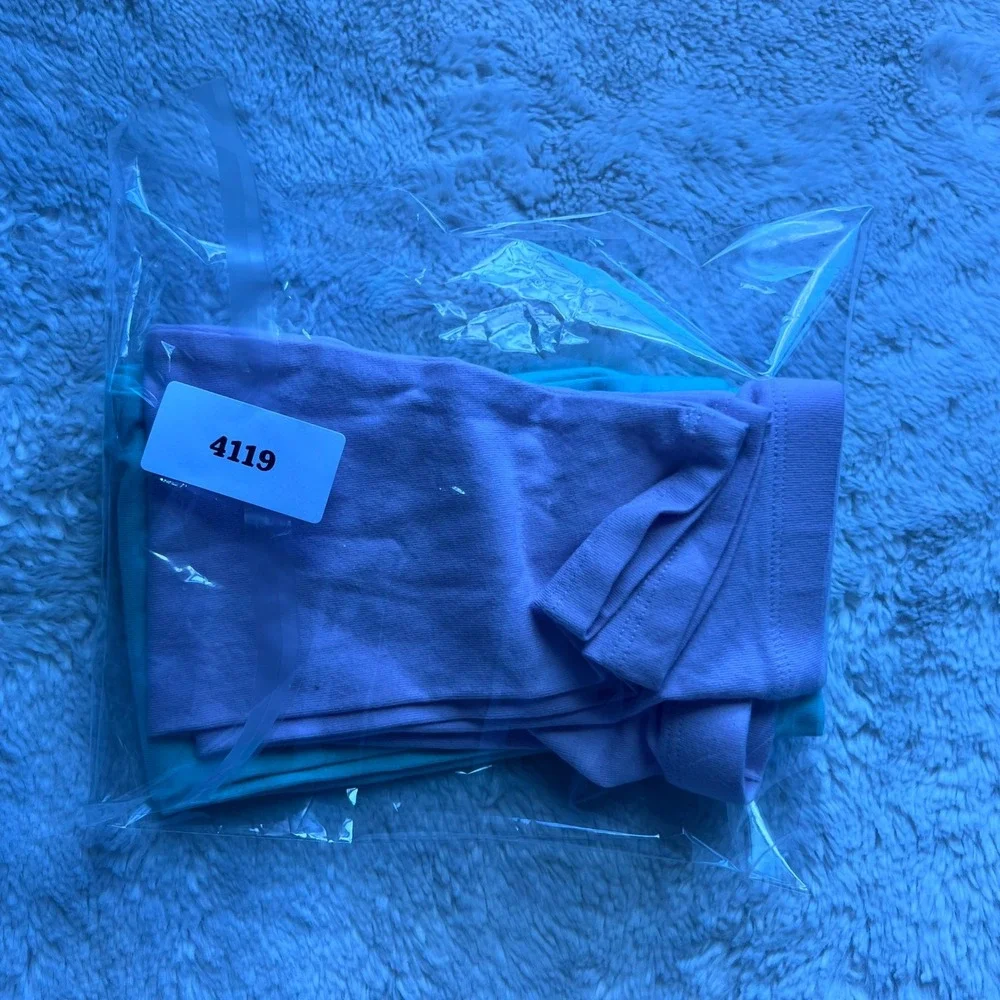 The Childrens Place Girls 3T Leggings 2 Pack Mint Green Lavender Purple Cotton